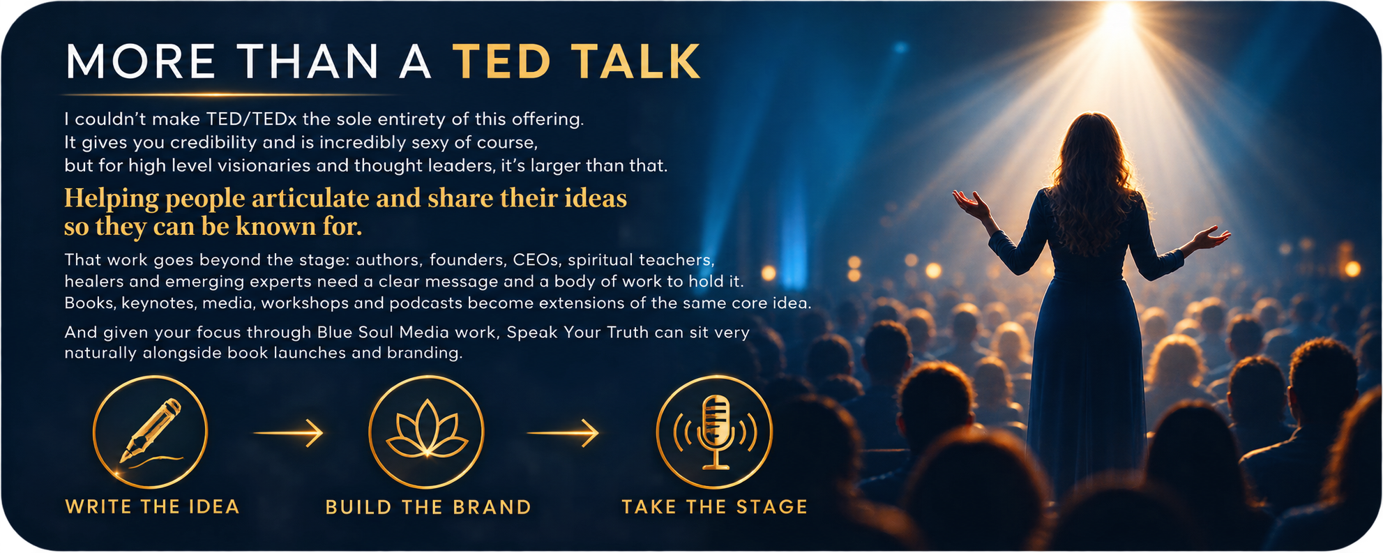 More than a TED talk